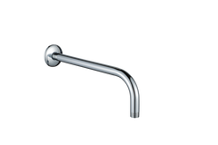 Brazo cuadrado de 30 cm a pared con chapetón Modelo: 4552BRR